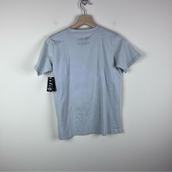 Hard Rock Cafe Shirt Youth Large Cozumel Ships Rudder Pirate Skulls Platinum - Picture 10 of 10